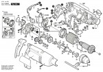 Bosch 0 601 14A 663 Gsb 1800-2 Re Percussion Drill 230 V / Eu Spare Parts